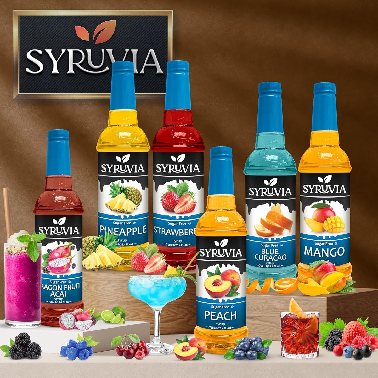 Sirop BLUNILLA™ sans sucre Myrtille Vanille