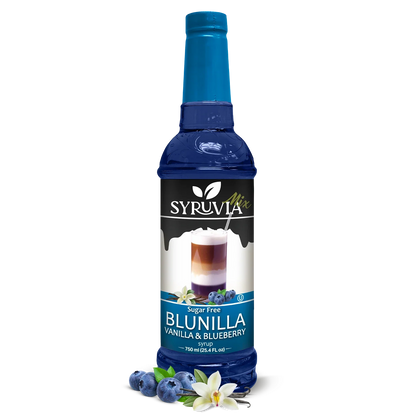 Sirop BLUNILLA™ sans sucre Myrtille Vanille