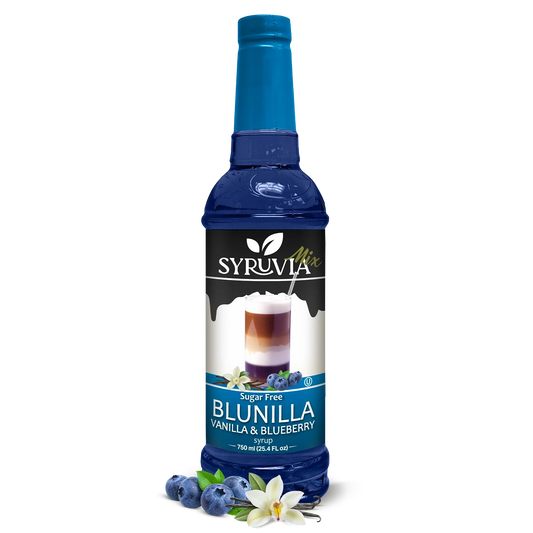 Sirop BLUNILLA™ sans sucre Myrtille Vanille