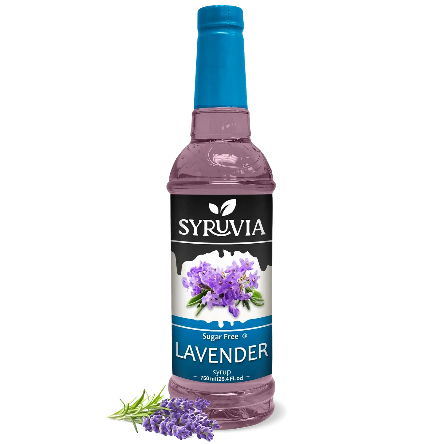 Syruvia Sugar Free Lavender Coffee Syrup 750ml Bottle