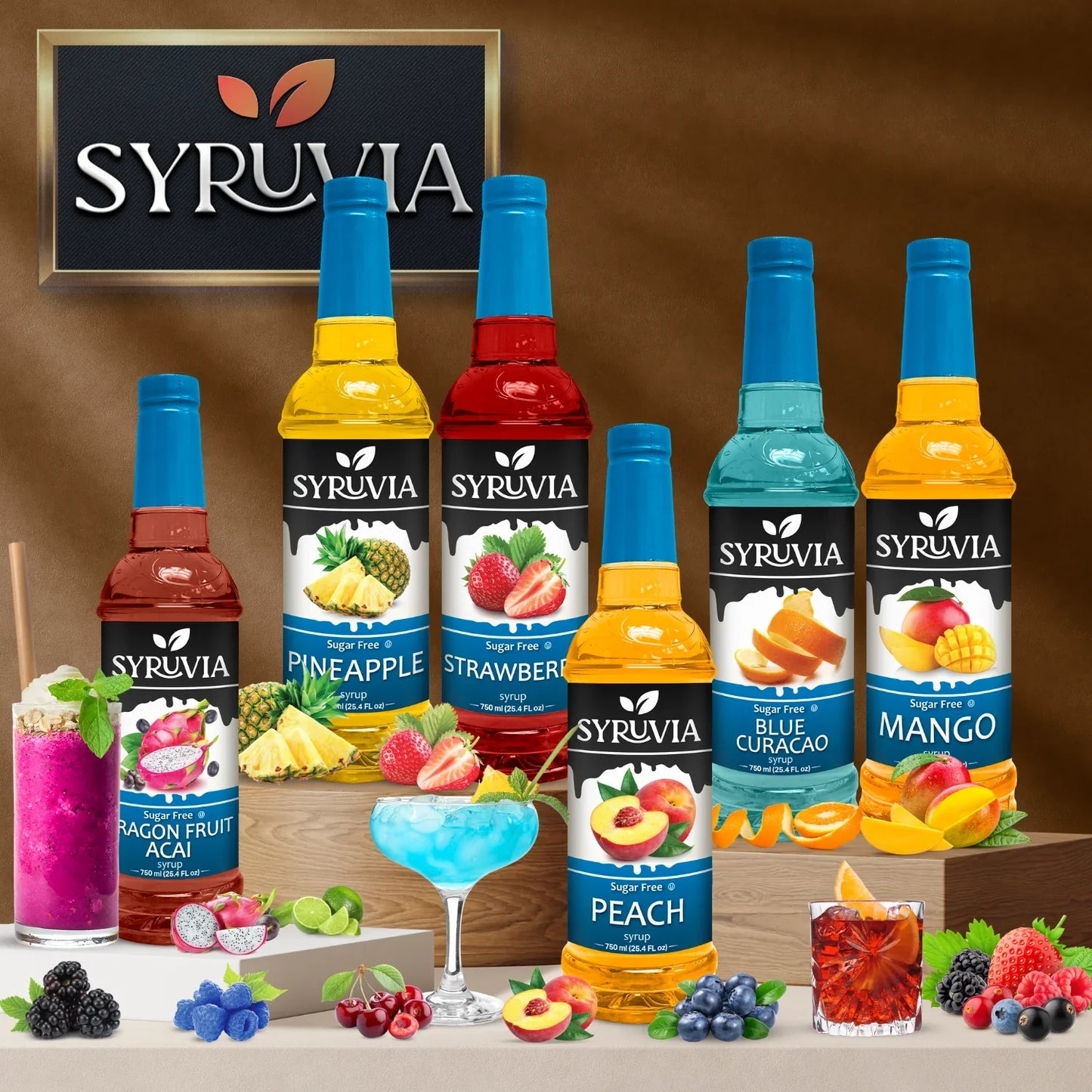 sugar free peach syrup for drinks